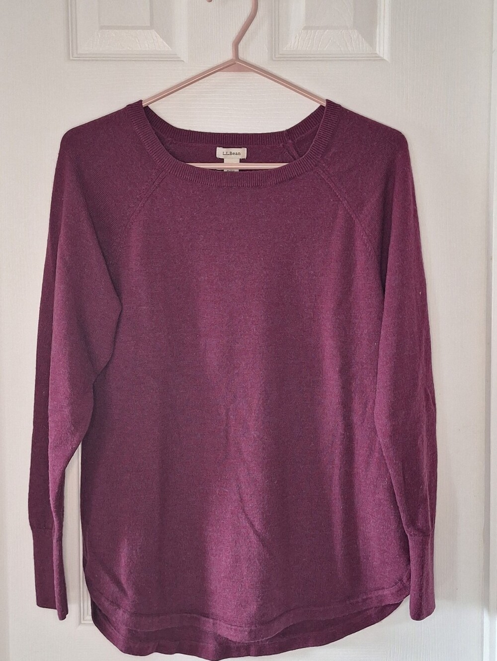 L.L. Bean Women's Crewneck Sweater - Plum